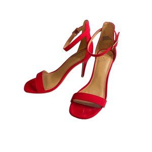Women’s Red Strap Heel